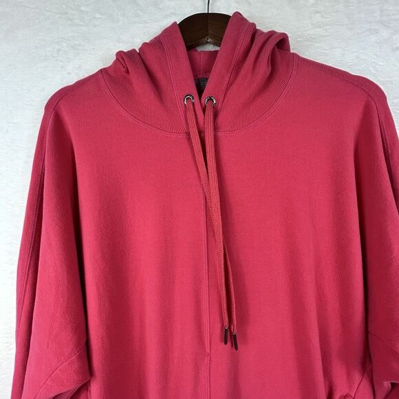 Sweaty Betty Hoodie XL Odyssey Pink Escape Luxe Italian Fleece Thumb Hole - Picture 7 of 15